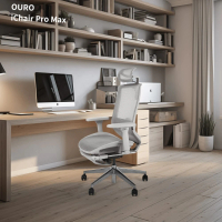 OURO 真 人體工學椅 iChair Pro Max(前傾及14項調節電腦椅辦公椅電競椅網布椅)