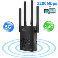 EATPOW 1200Mbps Dual Band 2.4G&amp;5GHz WiFi Extender WiFi Repeater Powerful Wireless Router/AP AC1200 Wlan Wi Fi Range Amplifier