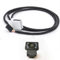 Biurlink RCD510 RNS510 RCD310 RNS315 Extend AUX-in Switch Audio Cable Adapter for Skoda
