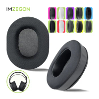 IMZEGON Replacement Earpads Headband for SteelSeries Arctis 7, 7P, 9, 9X, Pro, Pro+ Headphones Ear Cushion Sleeve Cover Earmuffs