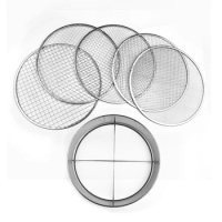 Soil Sieve Advanced Stainless Steel Garden Potting Bonsai Compost Soil Sift Set with 5 Customizable Mesh Filters