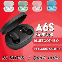 Original A6S TWS Wireless Headphones with Mic Noise Cancelling Earbuds Wireless Bluetooth Headset A6S Fone Bluetooth Earphones