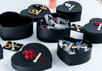 禮物盒 禮品盒心形大號精美創意簡約包裝盒生日口紅香水禮物盒空盒
