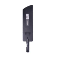 1PCS 5G/3G/4G/GSM Full Band Glue Stick Omni Wireless Smart Meter Router Module Gain 40DBi Antenna, Black SMA Male