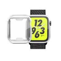 Soft TPU Full Screen Protective Cover for Apple Watch Series 5 4 3 2 1 Watch Case for IWatch 40mm 44mm 38mm 42mm Frame Shell