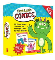 學樂小漫畫套裝 FIRST LITTLE COMICS GUIDED READING LEVELS A & B (WITH CD) 幼稚園至小學英語啟蒙分級閱讀 #9781338547924
