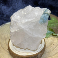 【Cozy 世界水晶原礦與茶】巴西海藍寶共生原礦 22-3(調整與平衡能量磁場)