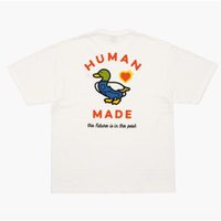 New เสื้อยืด Human Made duck Heart Badge T-Shirt Graphic แท้100%