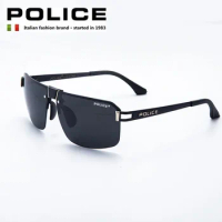 POLICE Fashion Trends 2024 Sunglasses Men Fashion Classic Brand Glasses Polaroid Aviation Driving Pilot 8812