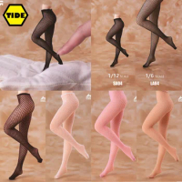 HASUKI SA04 1/12 Scale Female 3D Seamless Pantyhose Fishnet Stocking Clothes Accessories Fit 6'' Action Figure Body Dolls