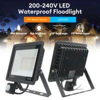 Led Focus With Outdoor Motion Sensor Street Spotlight 220 Volts Led Projector 20W 30W 50W 10W 100W Led Flood Waterproof Lamps