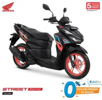 New Honda Vario 125 Street CBS ISS Sepeda Motor Vario Street 125 Black Coral Depok dan Bekasi