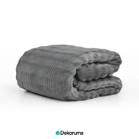 Dekoruma KIMIRU Selimut Fleece / Selimut Tidur / Sleeping Blanket Grey