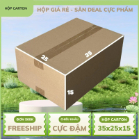 Combo 50 thùng carton đóng hàng mã 35x25x15