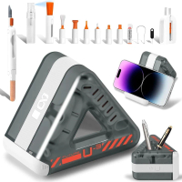 全能清潔套裝 手機螢幕無痕擦、多功能相機鏡頭清潔刷、藍牙耳機專用清潔筆、鍵盤深層清潔器#YH26_01188