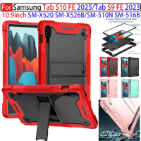 เคสป้องกันแบบเต็มตัวสำหรับ Samsung Tab S10 FE (2025) และ Tab S10FE 5G (SM-X520, X526B), 10.9 นิ้ว, T