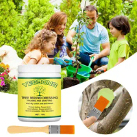 Wound Healing Sealant Plant Grafting Plant Tree Wound Healing Sealant With Brush Healing Agent Plant Heal Paste garden accessori