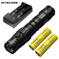 Nitecore MH12SE Flashlight 1800 Lumens Luminus SST-40-W LED Lantern Torch+ 2X5000mah battery+UI2 charger