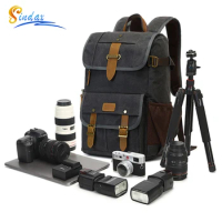 SLR Camera Bag Backpack Outdoor Shoulder Photography Bags Waterproof Large Capacity For Canon Nikon 17 inch Laptop Tripod Drone