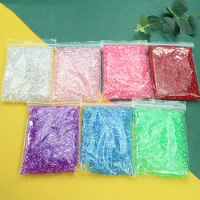 100g Colorful Plastic Beads Balls Charms For Slimes Supplies Addition Fish Tank Accessories DIY Sprinkles Crystal Mud Filler