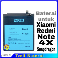 Baterai Wixel BN43 untuk handphone Xiaomi Redmi Note 4X 4 Snapdragon Battery