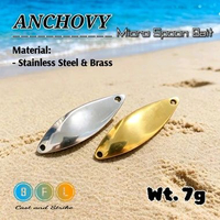 Umpan Pancing Micro Spoon ANCHOVY 7 Gram STAINLESS