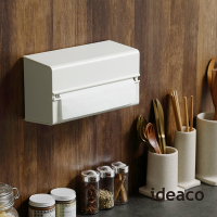 日本ideaco 加深型ABS壁掛/桌上兩用擦手紙架-4色可選