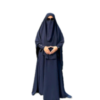 Sabila Faaz Gamis Abaya Tsabitah Set Syari Bahan Fortaleza Luxury Polos Outfit Umroh Haji Daily Musl