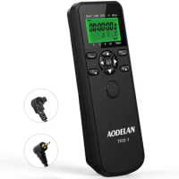 AODELAN Camera Shutter Release Wired Timer Remote Control for Canon EOS R3, R5 C, R6, 250D, 850D, M5. Replace TC-80N3 &amp; RS-60E3