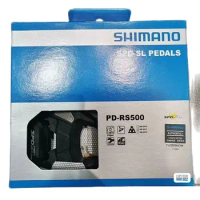 Shimano Pedals SPD-SL PD-RS500 Black/Silver/White Road bicycle pedals bike self-locking pedal