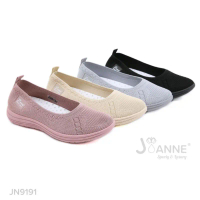 [JOANNE] Sepatu Flyknit Flat Shoes SlipOn Wanita JN9191