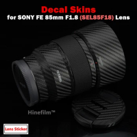 SEL85F18 Lens Premium Decal Skin 85 1.8 Protective Film for SONY FE85 F1.8 Lens Protector 85mm F1.8 Anti-scratch Cover Sticker