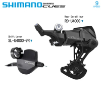 SHIMANO CUES U4000 9V Derailleur Kit SL-U4000-9R Shifter Lever RD-U4000/U4020 Rear Derailleurs 1X9 Speed Groupset Bicycle