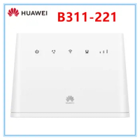 Huawei 4G Router 2 mesh wifi B311-221 modem 4G WiFi with SIM Card slot Cat4 300 Mbps LTE Router repeater Support VoIP 32 Users