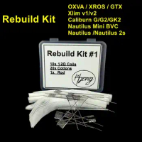 10/5/1 Original Hong Rebuild Kit for GTX/Caliburn /OXVA /Xlim V2 /XROS 1.2 Mesh Resistance Wire Coil Head DIY Repair Tool Set