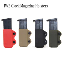 IWB/OWB Magazine Pouch Case for Glock 17 19 23 26 27 31 32 33 G2C Airsoft Pistol Mag Pouch Holster Concealed Carry