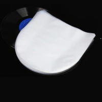 12 inch semi-circular anti-static film bag, black film protection bag, curved disc bag