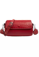 XAFITI Head layer leather cylinder oblique back bag