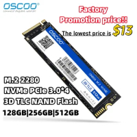 OSCOO M.2 2280 Internal solid-state drive NVMe 256GB 512GB SSD PCIe3.0 X4 3D TLC Hard Disk for Laptop Desktop Factory price