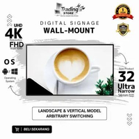 ZS-BA320 Wall-mounted 32-inch Smart Machine Digital Signage Advertising Display | Android - Remote C