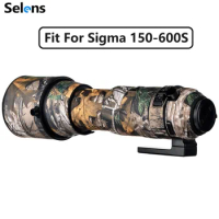 Selens Sports Lens Coat Protective Cover Case Fit For Sigma 150-600S Camera Lens Waterproof Rubber Cover Camouflage Coat