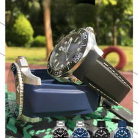 For Omega 20 22mm Blue Orange Watch Strap Seahorse 300 Ocean Sweatproof Conquest Mido Navigator Rubber Universal Watchbands
