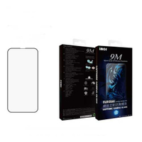【愛瘋潮】iMos iPhone 13 Pro Max 6.7吋平面點膠滿版玻璃螢幕保護貼 Sapphire Gamin
