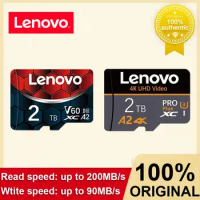Lenovo 2TB SD Memory Card For Nintendo Switch UHS-I Micro TF SD Card 1TB 128GB 256GB 512GB Portable SD Card For Nintendo 64 Game