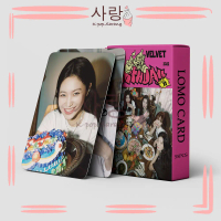55pcs Red Velvet《BIRTHDAY》LOMO Cards Set Collection Kpop SeulGi Wendy Irene Yeri Joy Games Glossy Ph