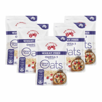 【Red Tractor】奇亞籽&亞麻籽Omega3燕麥片(燕麥片、WHEAT FREE無小麥、β-聚葡聚糖-500gx5包/箱)