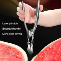 Opener Save Labors Built-in Spring Open Fruit Durian Shell Opener Clip Stainless Steel Durian Peel Breaking Tool Kitchen Gadget