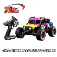 C8805 RC Car 70KM/H High Speed 4WD Off-road Crawler 2.4G Brushless Remote Control Strong Power Vehicle Toys for Children Adults