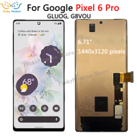 6.71" AMOLED For Google Pixel 6 Pro LCD GLUOG, G8VOU Display Touch Panel Screen Digitizer Assembly For Google Pixel 6Pro LCD