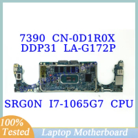 CN-0D1R0X 0D1R0X D1R0X For DELL 7390 With SRG0N I7-1065G7 CPU Mainboard DDP31 LA-G172P Laptop Motherboard 100% Fully Tested Good